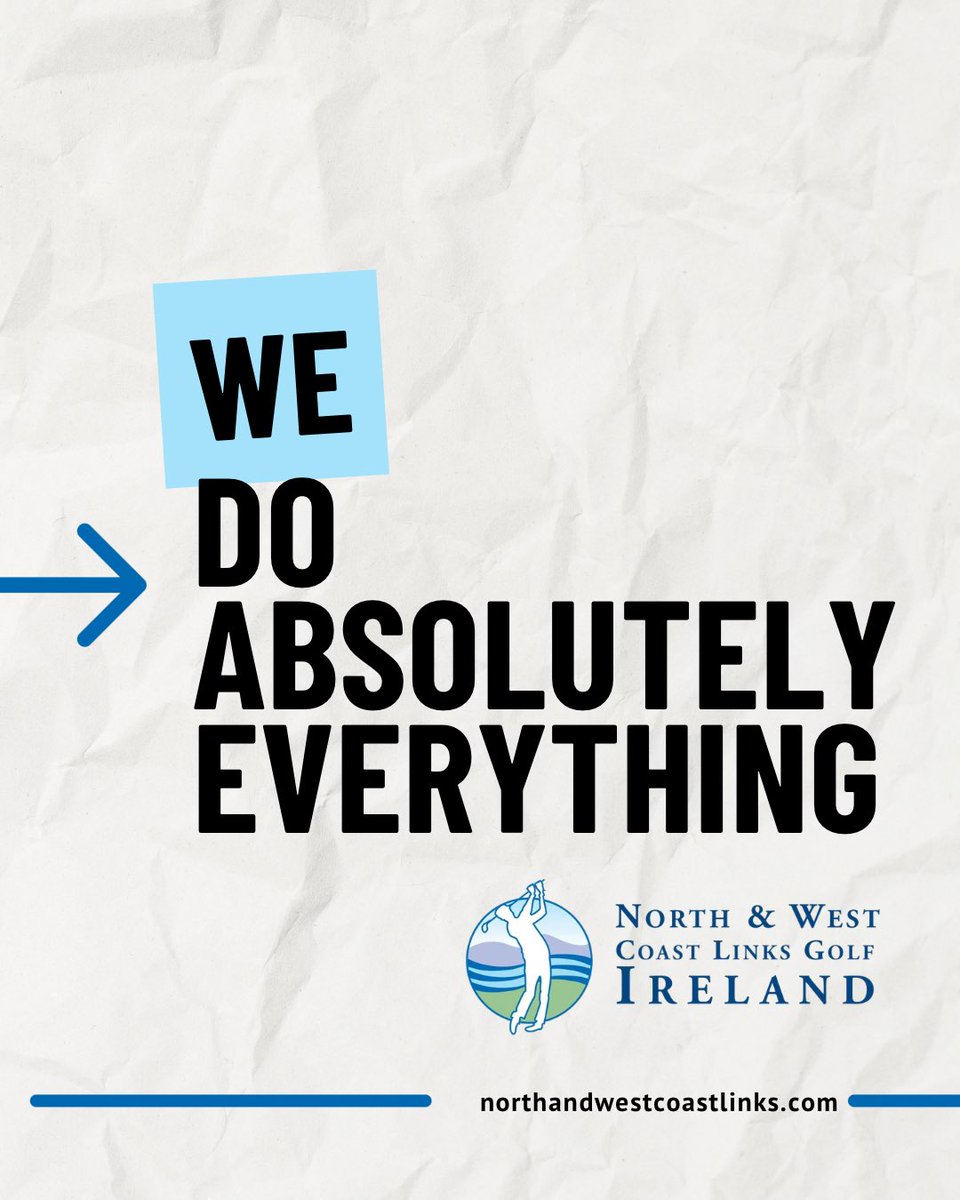 IrlLinksGolf's tweet photo. Call or email.
⛳ Golf, 🏨 Hotels, 🚐 Transfers, 🗺️ Tours, 🍻 Nights out…the lot.

📱 WhatsApp: +353 85 736 0950
📧 john@northandwestcoastlinks.com
☘️ dave@northandwestcoastlinks.com
🌐 https://t.co/rXWQttV5FE https://t.co/7LgTAmxGHS