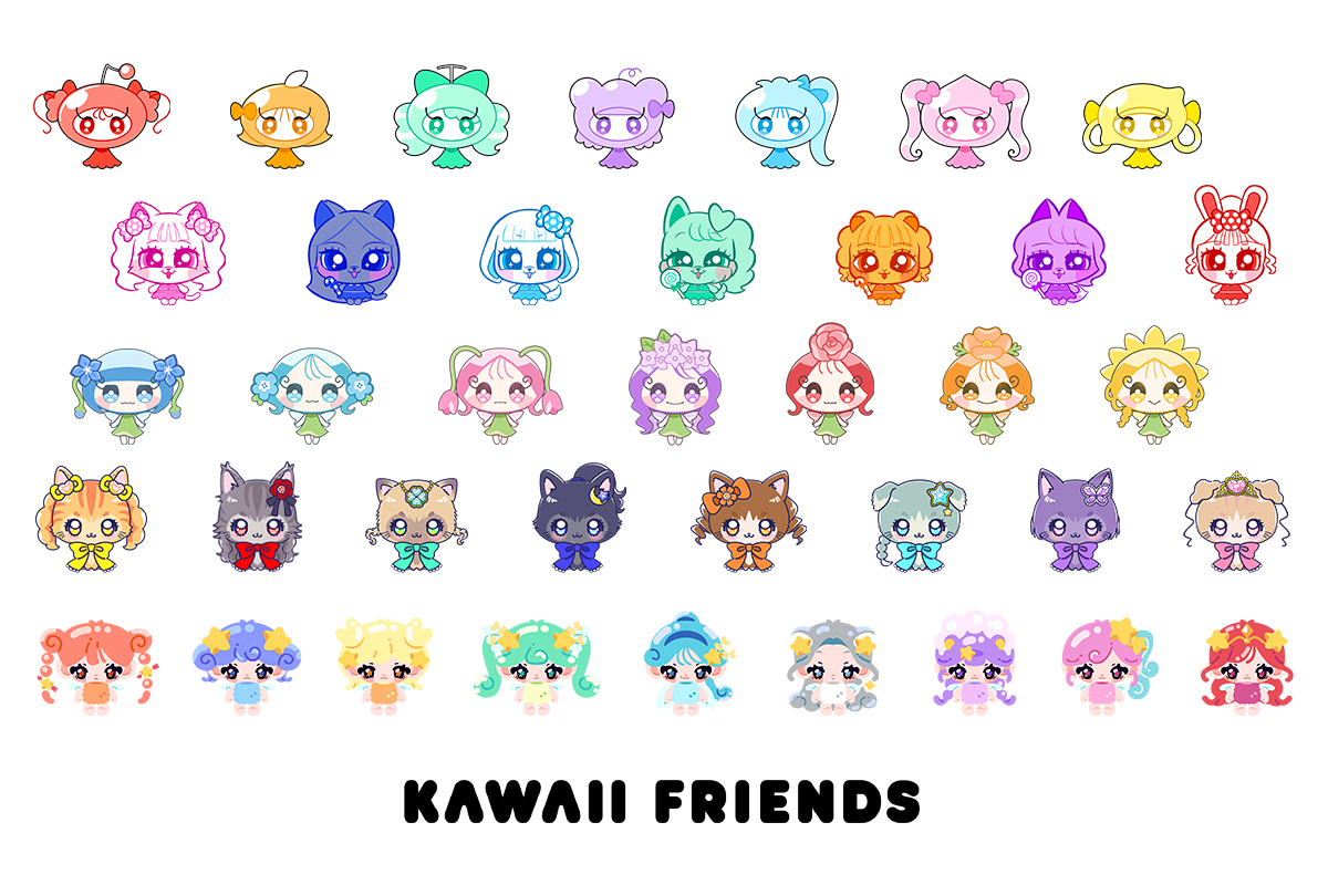 KAWAII__FRIENDS's tweet photo. 🎀 KAWAII FRIENDS グッズ通販決定.ᐟ.ᐟ 🎀

今週18日(金)からASOBIMALLにて販売開始♡ ‧₊˚

アクキー / 缶バッジ / ミニクリアうちわ / Tシャツ / ステッカー / クリアファイル などアイテム多数.ᐟ.ᐟ

ぜひチェックしてくださいね 👀✨

📅販売期間 
9月18日(金)20:00〜10月4日(日)23:59
※コンビニ決済：10月1日(木)23:59まで
※一部商品は規定数に達し次第終了となります

🚚お届け目安
2026年11月下旬より順次発送

🛒ご購入はこちら👇 
https://t.co/ktRWJSAn9K

#KAWAIIFRIENDS #FRUITSZIPPER #CANDYTUNE #SWEETSTEADY #CUTIESTREET #MORESTAR