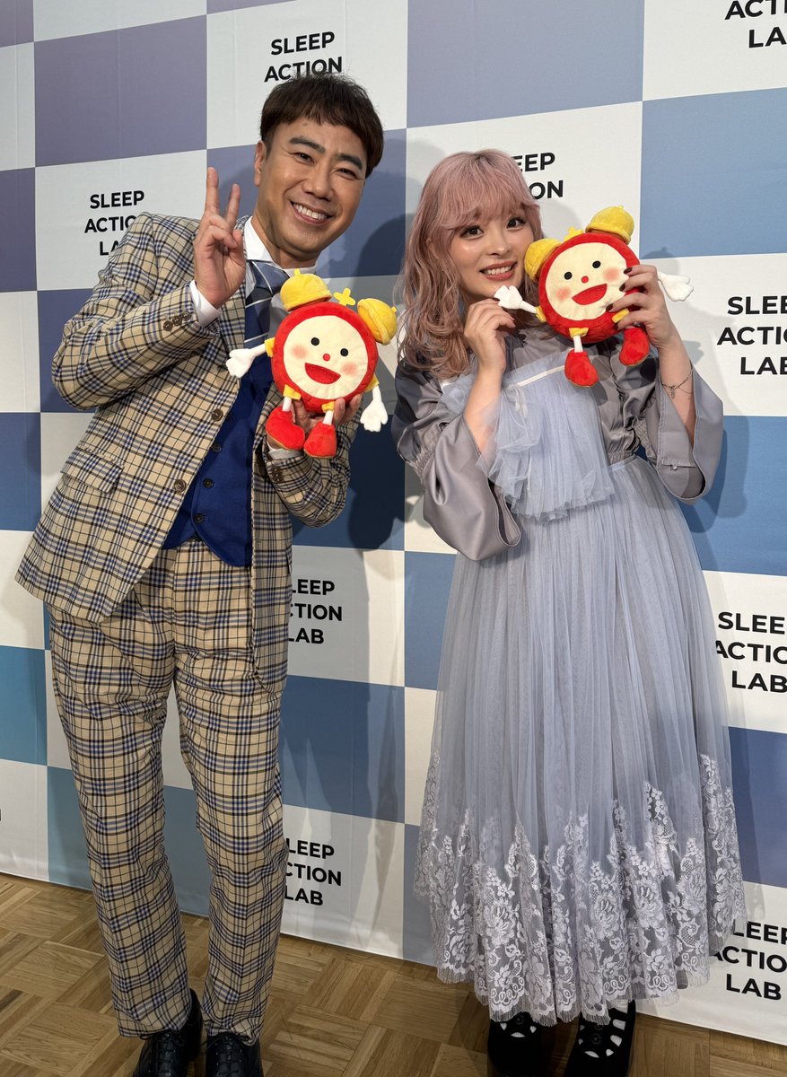 cx_mezamashi's tweet photo. あす16日(水) の #めざましテレビ エンタメPick Up☝️
睡眠に関する新プロジェクト発表会に登場した #藤井隆 さんと #きゃりーぱみゅぱみゅ さんにインタビュー🎤

睡眠クリエイター😴に就任したお二人のちょっと心配になっちゃう💦睡眠事情を教えてもらったよ🫢

☆内容変更の際はご了承下さい https://t.co/U9Uiw8g3JD