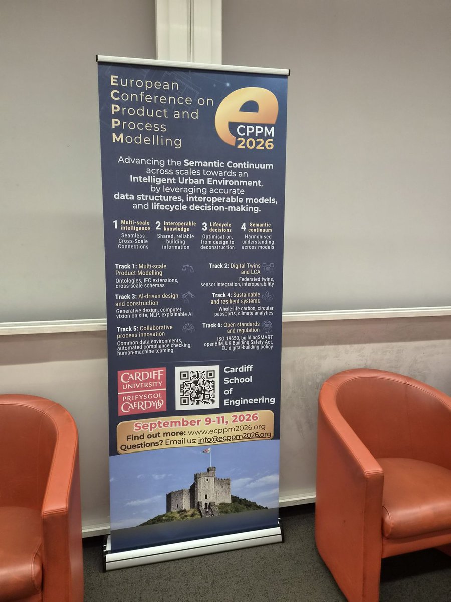 CIRCULess's tweet photo. 🌍 CIRCULess at ECPPM 2026 | Connecting BIM, Circularity and Construction Logistics! ♻️🏗️

👉 We are pleased to share that CIRCULess was represented at ECPPM 2026 in Cardiff on 9th September 2026, contributing to discussions on how digitalisation and integrated information can support more circular approaches in the construction sector.

🎤 During the conference, Tron Erlend Tronsen from ASEMlab/Norwegian University of Science and Technology (NTNU) presented the paper:
“Towards a BIM-enabled Circular Pathway: Integrating Product Data, Process Intelligence and Logistics”

♻️ The presentation highlighted an important challenge in circular construction, which is, knowing what materials are available does not necessarily tell us what can practically be done with them. Effective decisions on reuse, refurbishment, remanufacturing and recycling require the integration of three interconnected information streams:
🔹 Product information – what materials and components are available
🔹 Process information – what can be done with them
🔹 Logistics information – what is practically feasible

📍 Participation in international scientific events such as ECPPM 2026 provides an important opportunity to disseminate CIRCULess research, strengthen knowledge exchange and contribute to the transition towards a more circular, digital and resource-efficient construction sector.

👏 Congratulations to Tron Erlend Tronsen and co-authors Eilif Hjelseth, Christoph Merschbrock and lizhen huang for sharing this work and representing CIRCULess at ECPPM 2026.

#CIRCULess #ECPPM2026 #BIM #CircularConstruction #CircularEconomy #ConstructionLogistics #Digitalisation #HorizonEurope #EUResearch

🌍 Consortium: ASEMlab - Norwegian University of Science and Technology (NTNU) I AIMEN Centro Tecnológico I Holcim I Omtre I FORESTIA I Gjøvik Kommune I R-NanoLab - National Technical University of Athens I DTU - Technical University of Denmark I Luleå University of Technology I UNE - Asociación Española de Normalización I IRES I Global Consulting Sustainability AS I Eindhoven University of Technology I TECNALIA Research & Innovation I Volbas I University of Thessaly I bAvenir I TheGreenTech I Zerofect I University of Hertfordshire