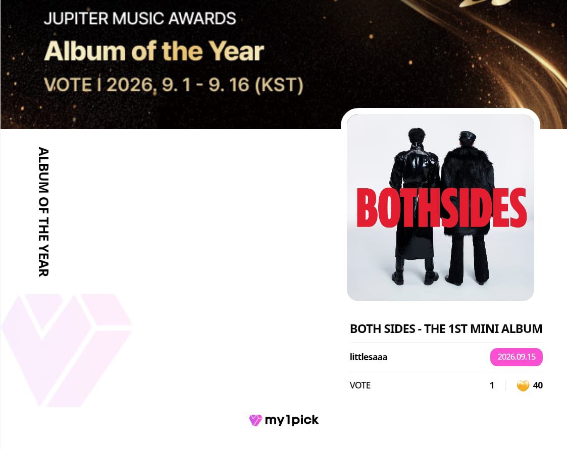 littlesaaa's tweet photo. letโs go voteee both sides jdi album of the year di JMA lewat app my1pick guyss!! malem enih terakhir bangettt!๐ฉท
#VoteforNAJAEMIN
#VoteJAEMINOnJMA
#VoteforJNJM #NCTJNJM #BOTHSIDE https://t.co/CCxDKcMYzS