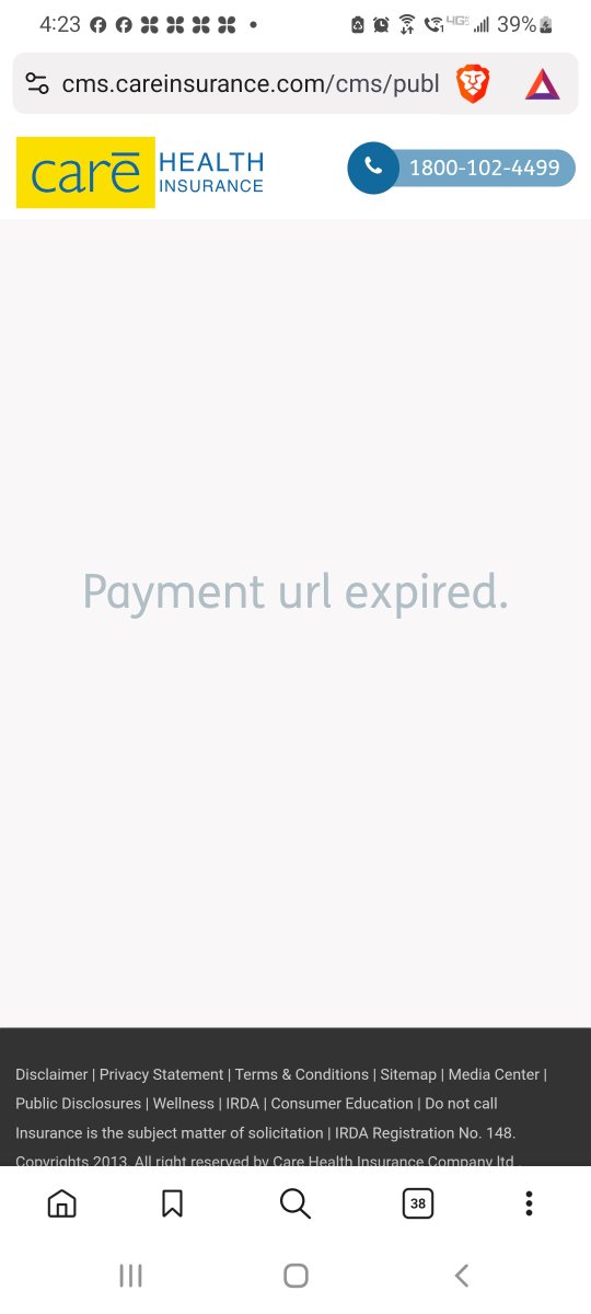 PdTamilnadu's tweet photo. @careinsuranceIN Your link expired https://t.co/7TevZVCG30