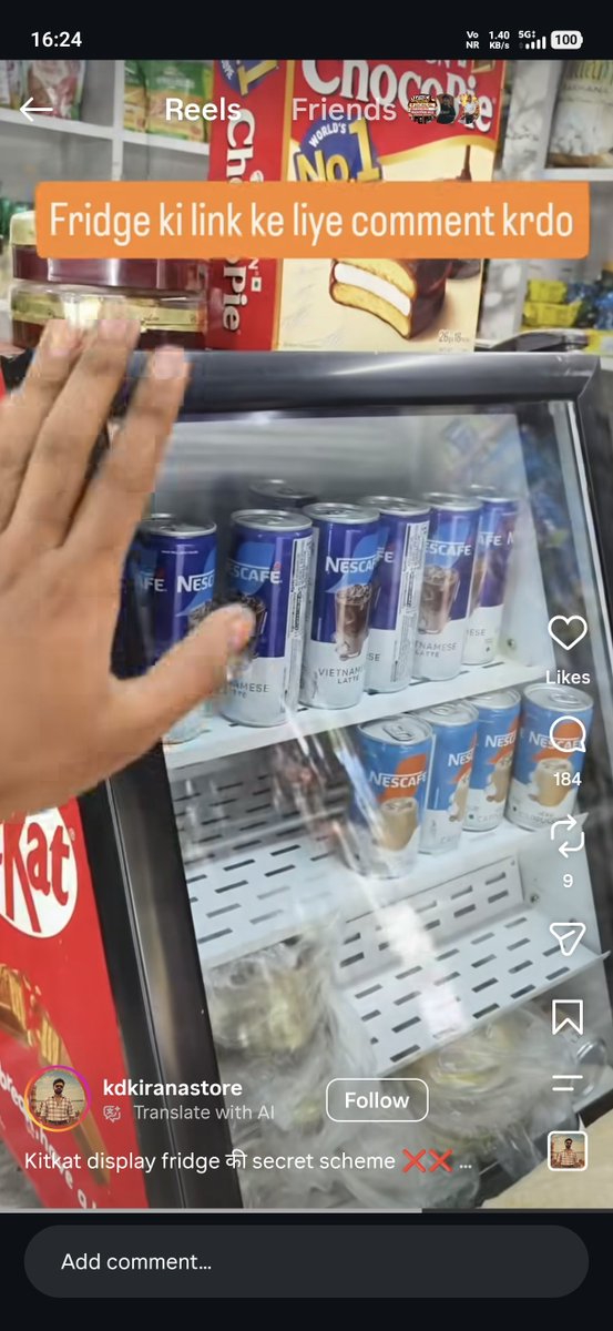 unknownhubaby's tweet photo. Hey kitkat team
One request please 
Aap aisa freeze de rhe ho, aisa maine suna hai
So please mujhe meri shop k liye mil skta h?
Sale bhi acchi h meri shop p Nestle products ki 
@KITKAT https://t.co/hbLIGvQruF