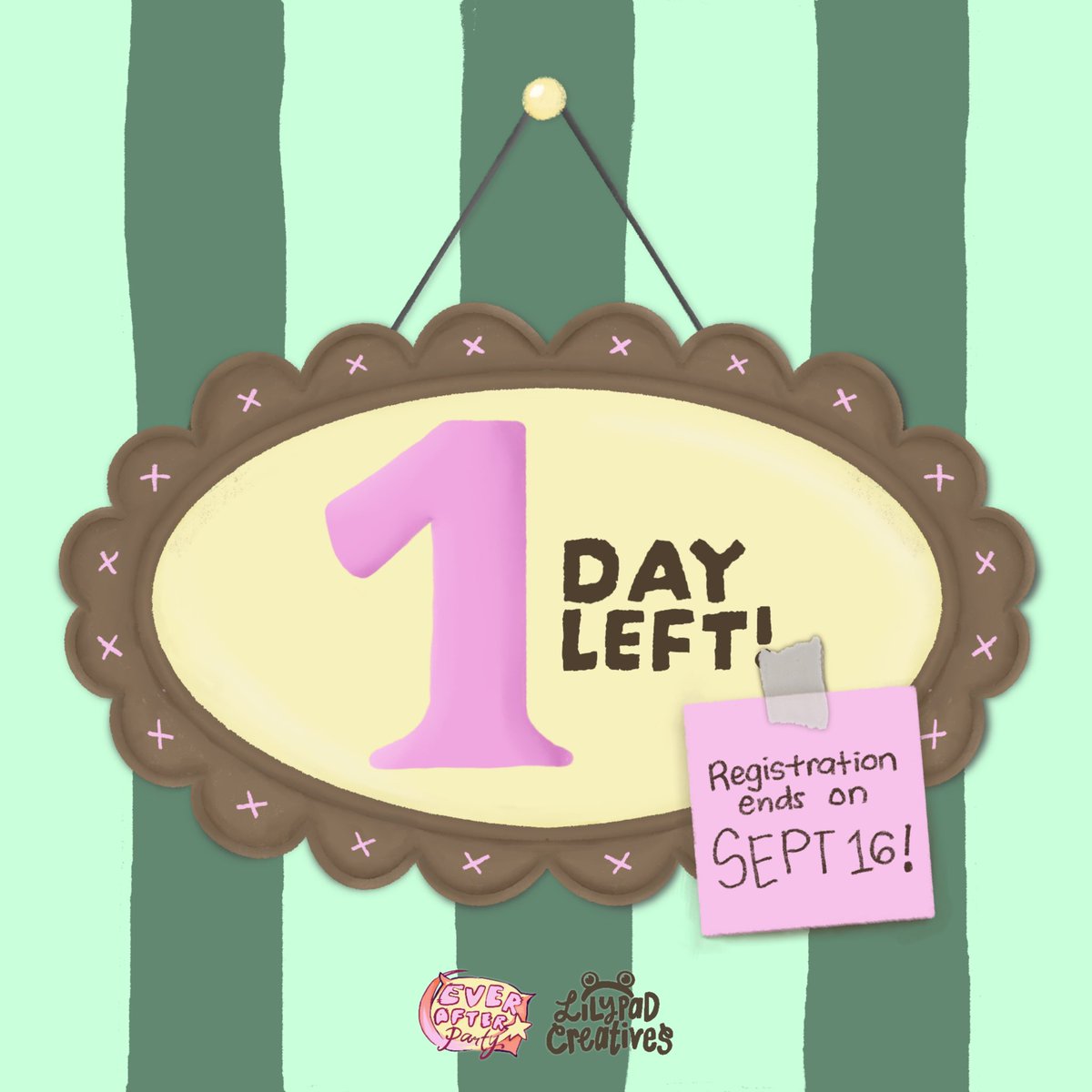 lilypad_create's tweet photo. Hey Amico! 🐸🇵🇭🐼

⏰Registration ends tomorrow, September 16, 11:59pm, and once the lights turn on, it’s officially a wrap. Secure your spot now!

Link in replies!

EVER AFTER PARTY 🎇🎊 MICO CSE 
🗓️: November 22, 2026 1 - 5 PM
📌: Metro Café, METL!VE, Metro Manila, Pasay City https://t.co/rYlvg75v5o