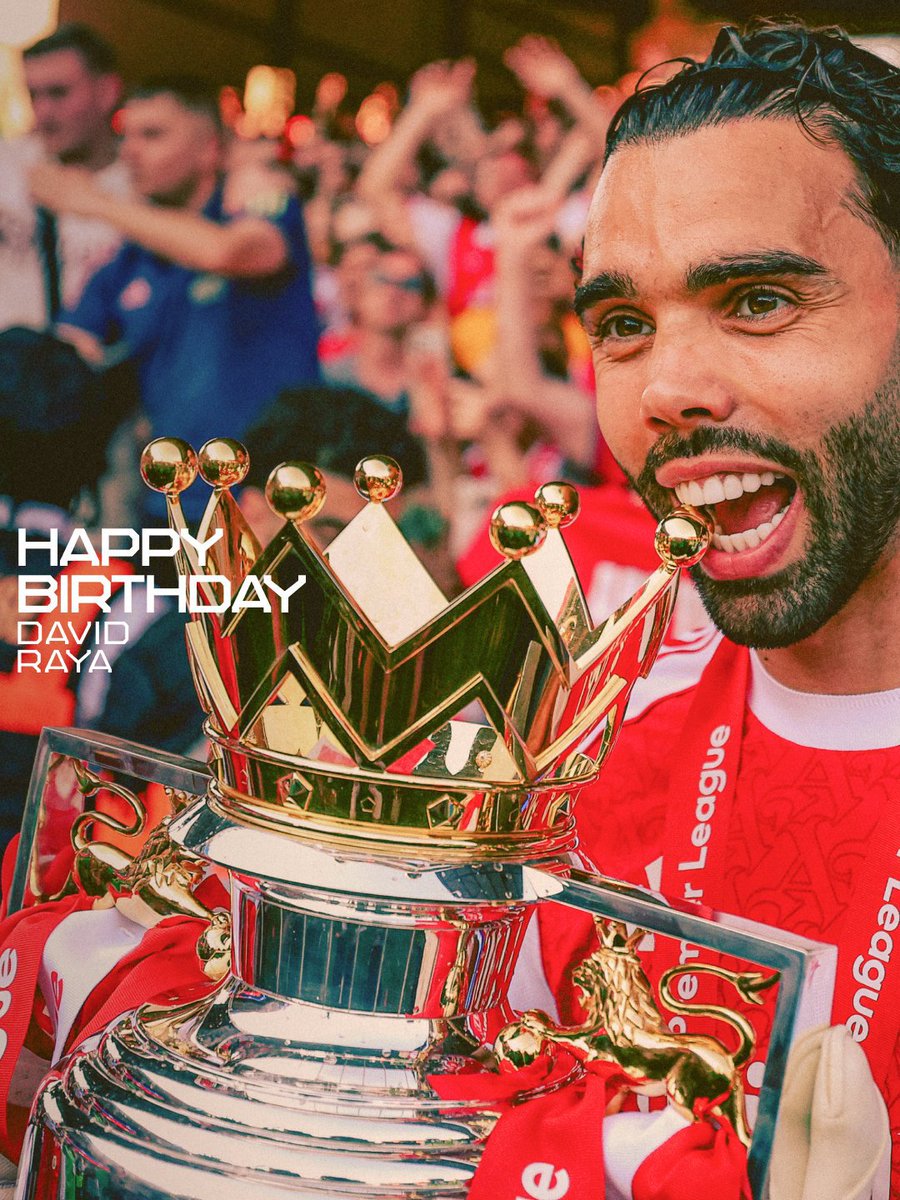 TechJose's tweet photo. HAPPY BIRTHDAY, DAVID RAYA 🎉.  OUR NUMBER 1 👏 https://t.co/PaVAUg9Xj2