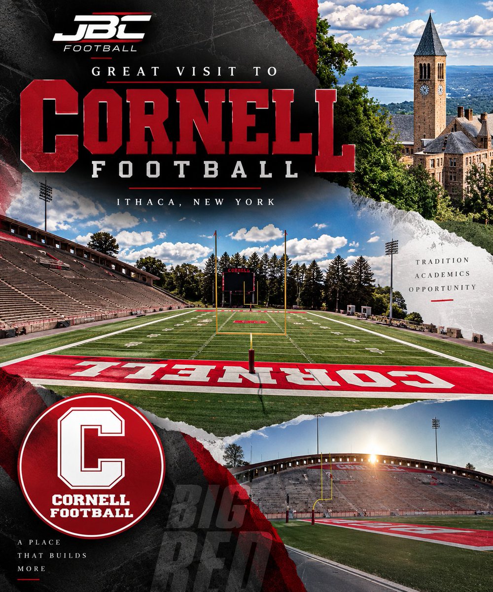 JBC_Football's tweet photo. Love this place. Excited to work with the @BigRed_Football staff to identify some young men who want to change their lives and win some championships! @TerryUrsin @h3sportsmedia https://t.co/Zfqb0bLhvB