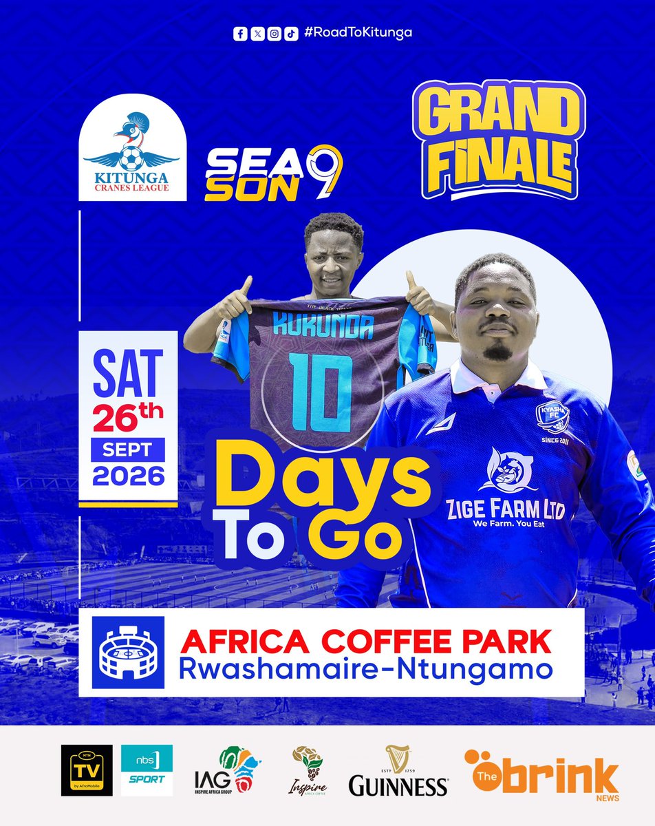 KitungaLeague's tweet photo. 🔟 days to the Grand Finale!

#KitungaLeague #RoadToKitunga https://t.co/HOHCQrOhnP