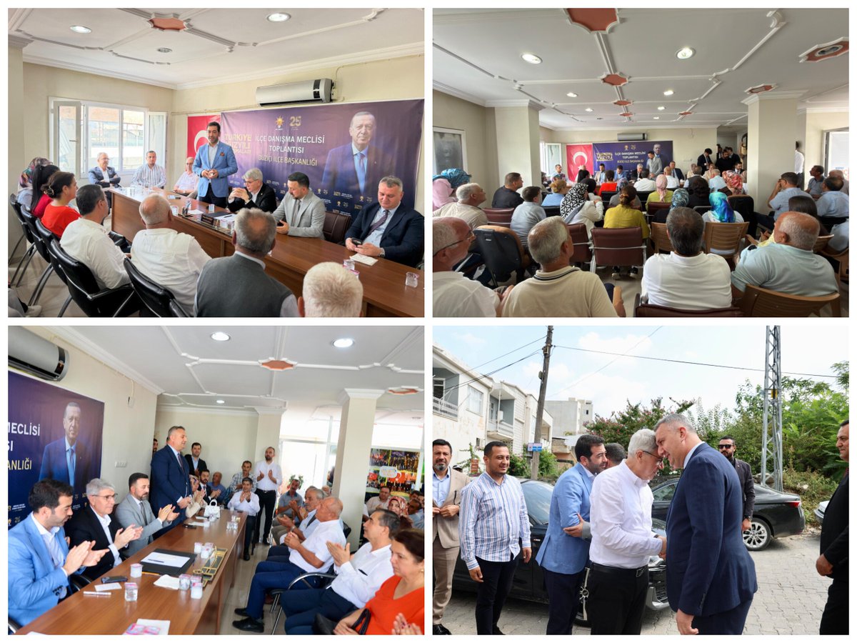 sadibinboga's tweet photo. 📍 Düziçi | İlçe Danışma Meclisi Toplantısı 

Milletimizden aldığımız güçle, ortak akılla istişare ediyor, Türkiye Yüzyılı’nın hedeflerine kararlılıkla yürüyoruz.

Osmaniye Milletvekilimiz Seydi Gülsoy, İl Kadın Kolları Başkanımız Sultan Okur, İl Gençlik Kolları Başkanımız Veli Demirci, Düziçi İlçe Başkanımız Turgut Kararmaz, Düziçi Belediye Başkanımız Mustafa İba, Ellek Belediye Başkanımız Abbas Yeşildemir ve kıymetli teşkilat mensuplarımızla Düziçi İlçe Danışma Meclisi Toplantımızı gerçekleştirdik.

Aynı hedefe inanan, aynı davanın etrafında kenetlenen güçlü teşkilatımızla, daha güçlü Osmaniye, daha güçlü Türkiye için durmadan, yorulmadan çalışmaya devam. 🇹🇷
@Akparti 
@RTErdogan 
@acarfaruka