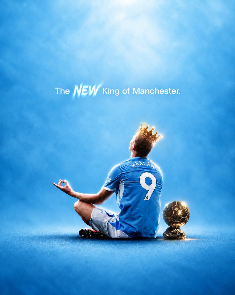madumere_jr's tweet photo. I'M BACKKK
INTRODUCING THE NEW KING OF MANCHESTER : ERLING BRAUT HAALAND.
Designed by @madumere_jr
#Haaland4BallonDor https://t.co/AKDx2MYTVX