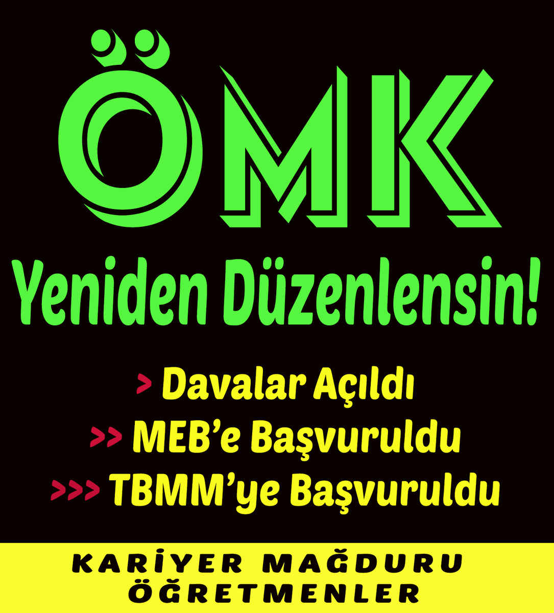 yilmazsen35's tweet photo. Sayın @RTErdogan Cumhurbaşkanım,
Sayın @Yusuf__Tekin Bakanım,
Biz öğretmen olarak atanamadık, farklı Bakanlıklarda yıllarca devletimize hizmet ettik. Sonra öğretmen olarak MEB'e geçtik.

Geçmişteki kamu hizmeti derece ve emeklilik hesabında kabul ediliyor; kariyer basamaklarında ise hesaba katılmıyor.
Çözüm istiyoruz.
@Akparti
@tcbestepe
@MHP_Bilgi 
@hasandogan
@eyupkadirinan
@EgitimBirSen
@turkegitimsen
 
#ÖMK