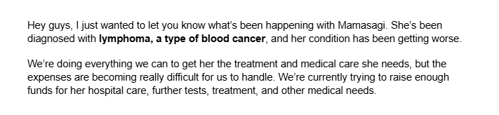 nemusanji's tweet photo. Update about mamasagi

(full docs below) https://t.co/yrJPx9R6VI