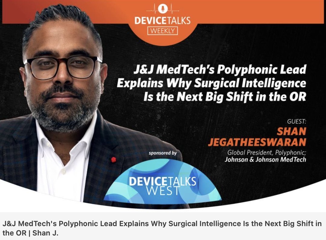 CuriumSurgical's tweet photo. @JNJMedTech  Polyphonic is saying what we at Curium have long believed. The next surgical revolution will not be a robot, but the intelligence layer connecting devices, data, AI and surgeons. SurgiMeasure is our first step towards that future. Link below https://t.co/CpWvBaqERt