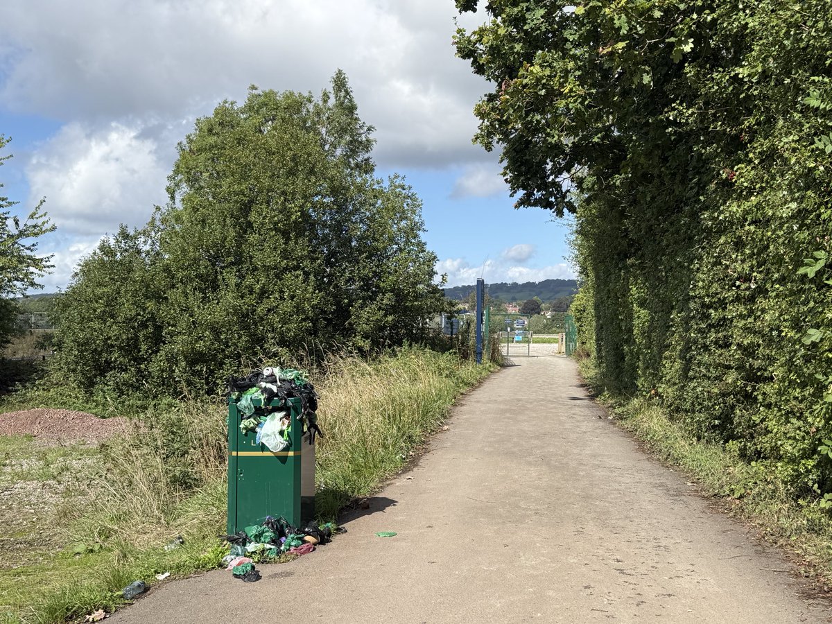 ILovesTheDiff's tweet photo. THANK YOU, @cardiffcouncil, for reinstating the litter bin at the southeast entrance to @LisvaneLlanRes. (Might need emptying soon, by the way!) https://t.co/rueCqYcf03