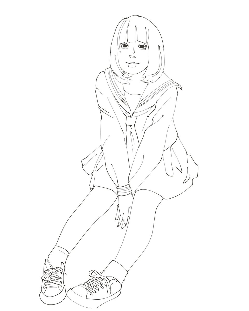 423illustration's tweet photo. 放課後君と、デート中。

#イラスト
#絵描きさんと繋がりたい https://t.co/cahqaS2rLb