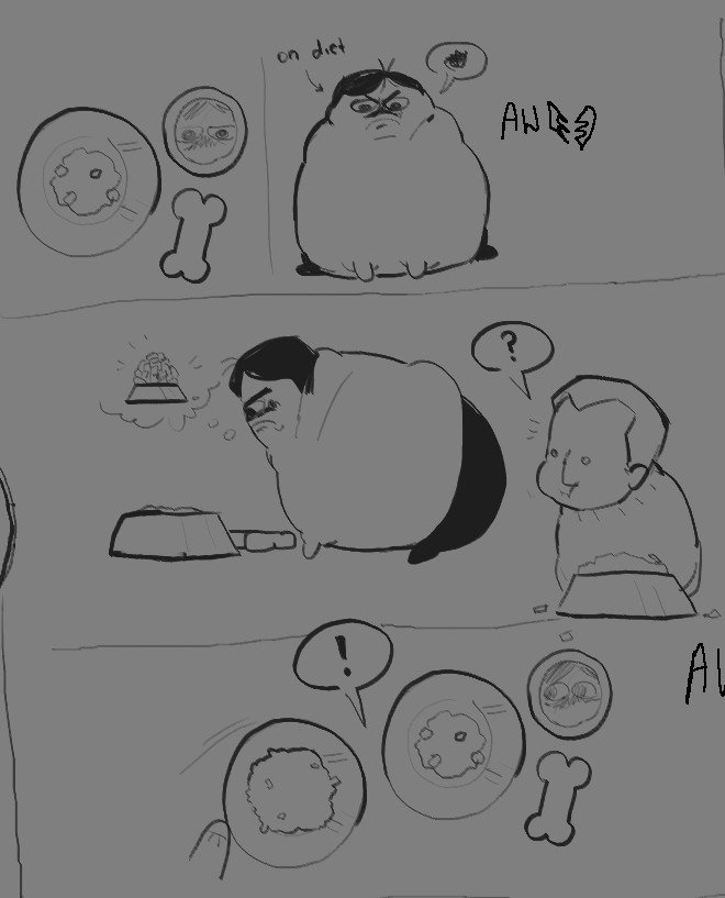 wowzer_ii's tweet photo. (chud posting again)

do y'all ever tried to put your pet on a diet before but they just stay fat like that no matter what, same thing to him here

#ninah #noimnotahuman #palegun https://t.co/gMgpM04Mru