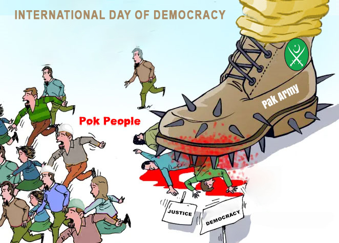 Troll_Tadkaa's tweet photo. Democracy cannot survive where dissent is crushed by force. The world must see the reality behind the rhetoric. #InternationalDayOfDemocracy #Pakistan https://t.co/EgvIHnXlkM