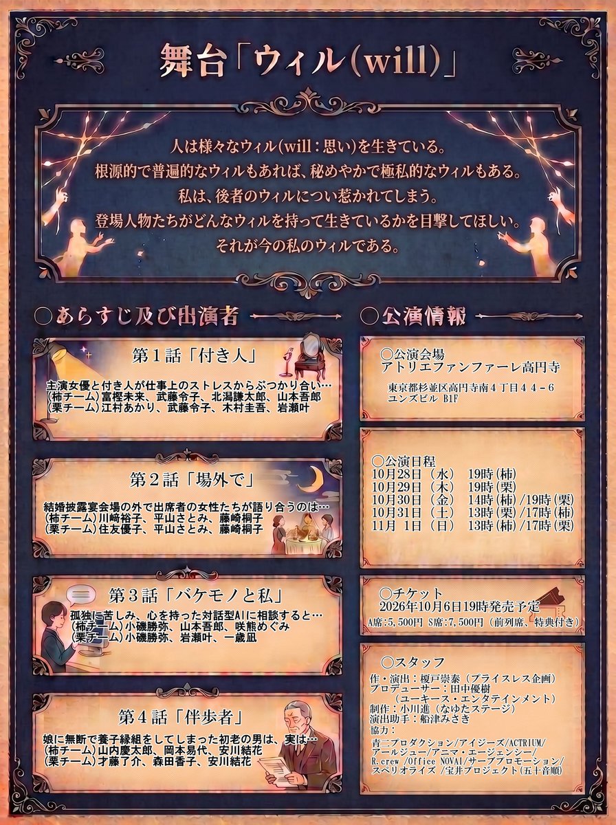 yasukawaactyuka's tweet photo. 【安川結花、舞台出演！】

久々に外部舞台出演決定！

なんとっ、

NHK 創作テレビドラマ大賞

#あなたにドロップキックを

https://t.co/tKEshJIaP2

の榎戸監督さんにオファー頂き、10年ぶりにお仕事します☺️✨

シングルキャストなので全公演出演します。

良かったら久々の

悪役でもAIでも変態でもない？笑

ナチュラル？芝居？？？な安川、観に来て下さい😂

宜しくお願い致します！