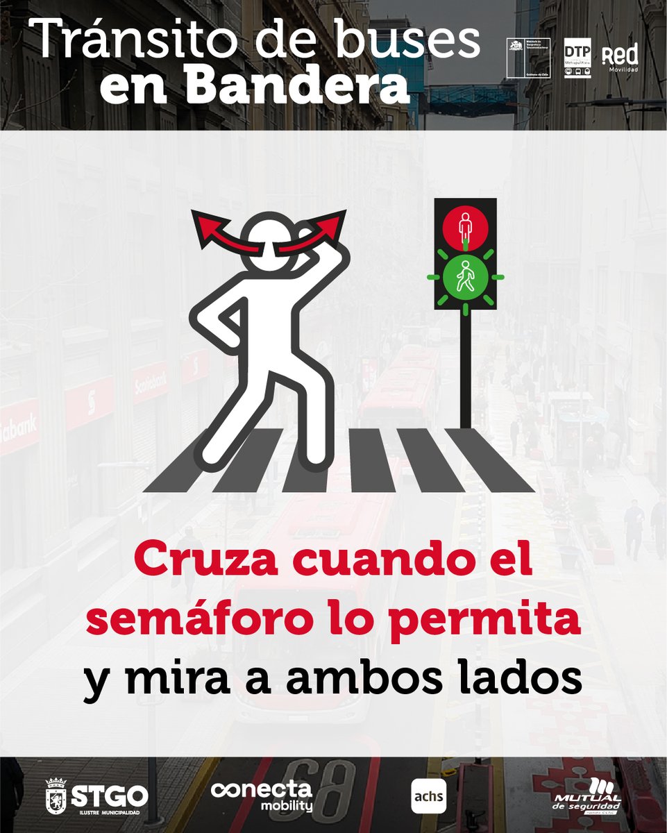 Red_Movilidad's tweet photo. ⚠️Importante⚠️ Pronto se habilita calle Bandera para buses RED. ¿Te mueves en ese eje?
Infórmate de todas las modificaciones para una movilidad más segura👪🚍 https://t.co/4lBU23T9AW