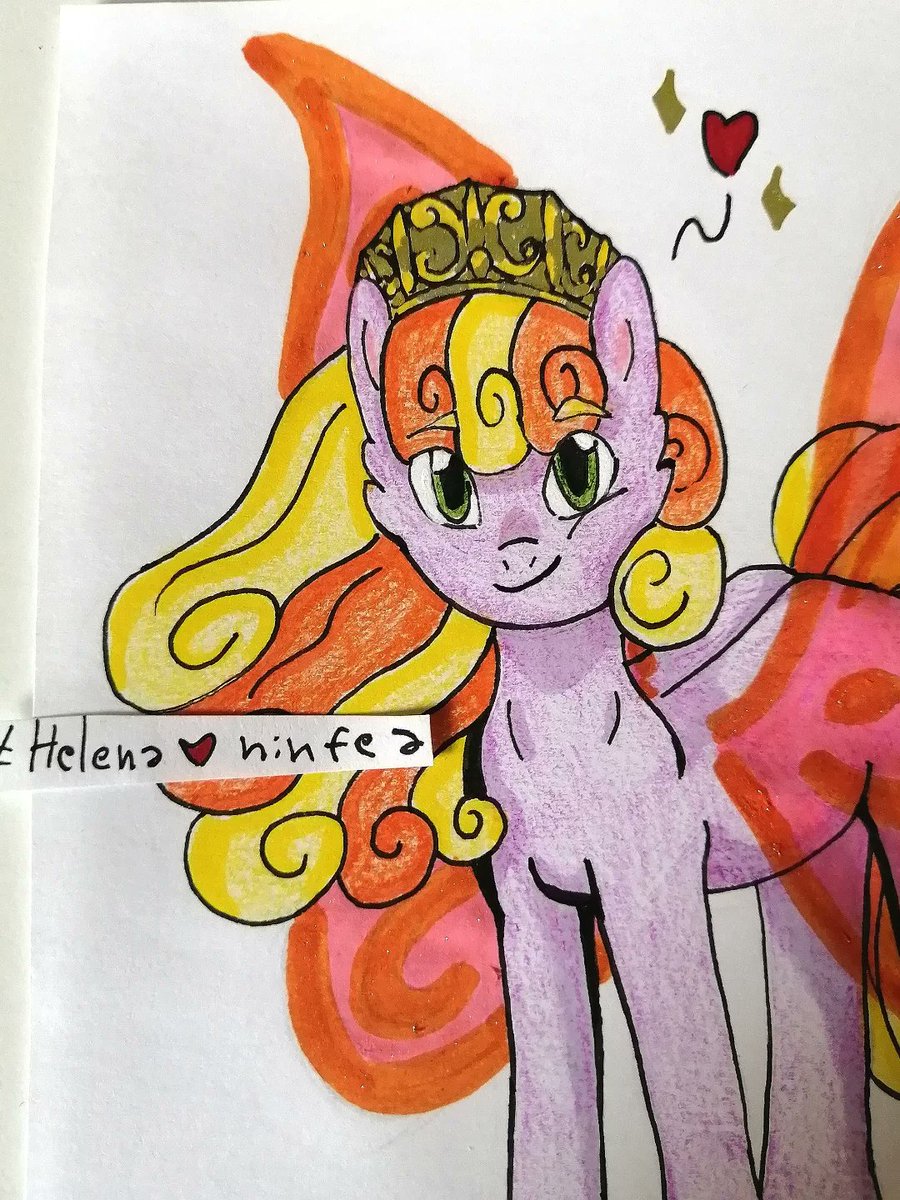 VioletteTimbers's tweet photo. Hi everyone, here’s the latest butterfly-winged horse. I love Jumpy so much. https://t.co/dzIR2YcFkl