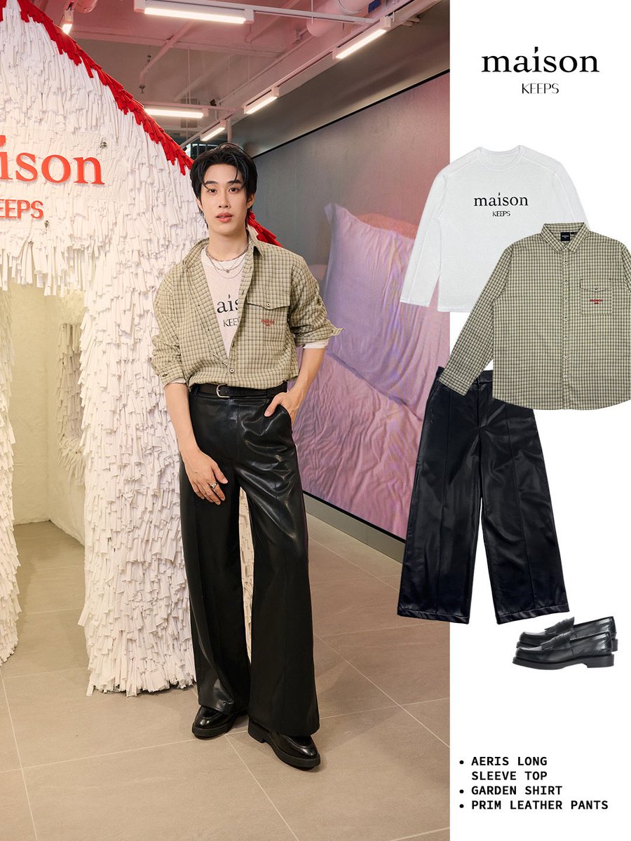maisonKEEPS's tweet photo. 🔍 Get the Look @TLE_mtm 
Grand Opening Edition 🏠☔️🎱

🔗 https://t.co/ooV09nrGOD

#maisonKEEPSxTle
#maisonKEEPSFlagshipStore
#TLE_mtm https://t.co/ctUE3g1KfB