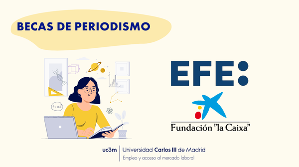 eaml_uc3m's tweet photo. 📢 ¡Llegan las XXII Becas de Periodismo de @agenciaefe y @FundlaCaixa!

🧑🏻‍🎓 12 plazas para estudiantes de último año de Periodismo/Comunicación Audiovisual.
🌍 Prácticas de 18 meses (nacional e internacional)

🗓️ Hasta el 20/9
Info e inscripciones 👇
https://t.co/xkfPYI4MVr https://t.co/uxy9BnFfNy