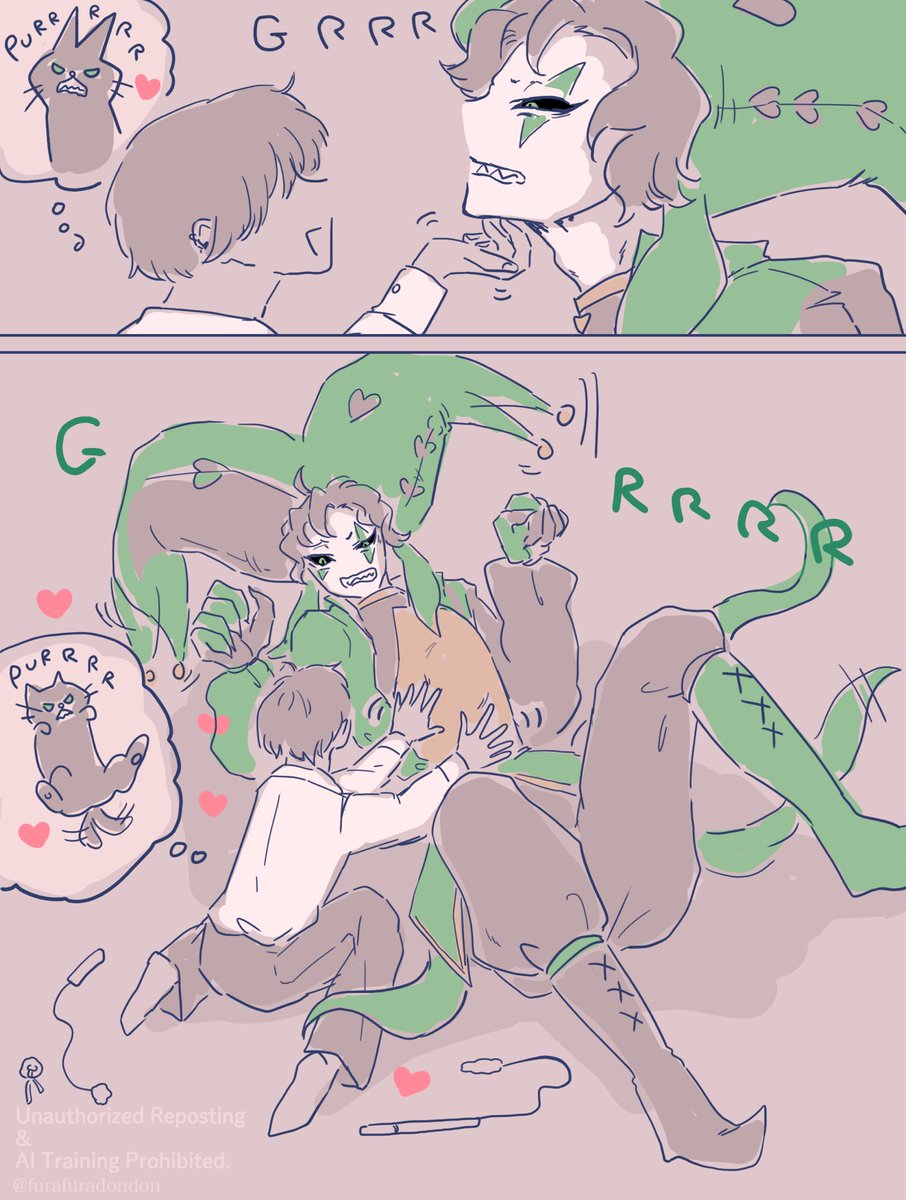 furafuradondon's tweet photo. 🐈‍⬛
#tfc #Harlequin #thefreakcircus https://t.co/bUQspLHvWX