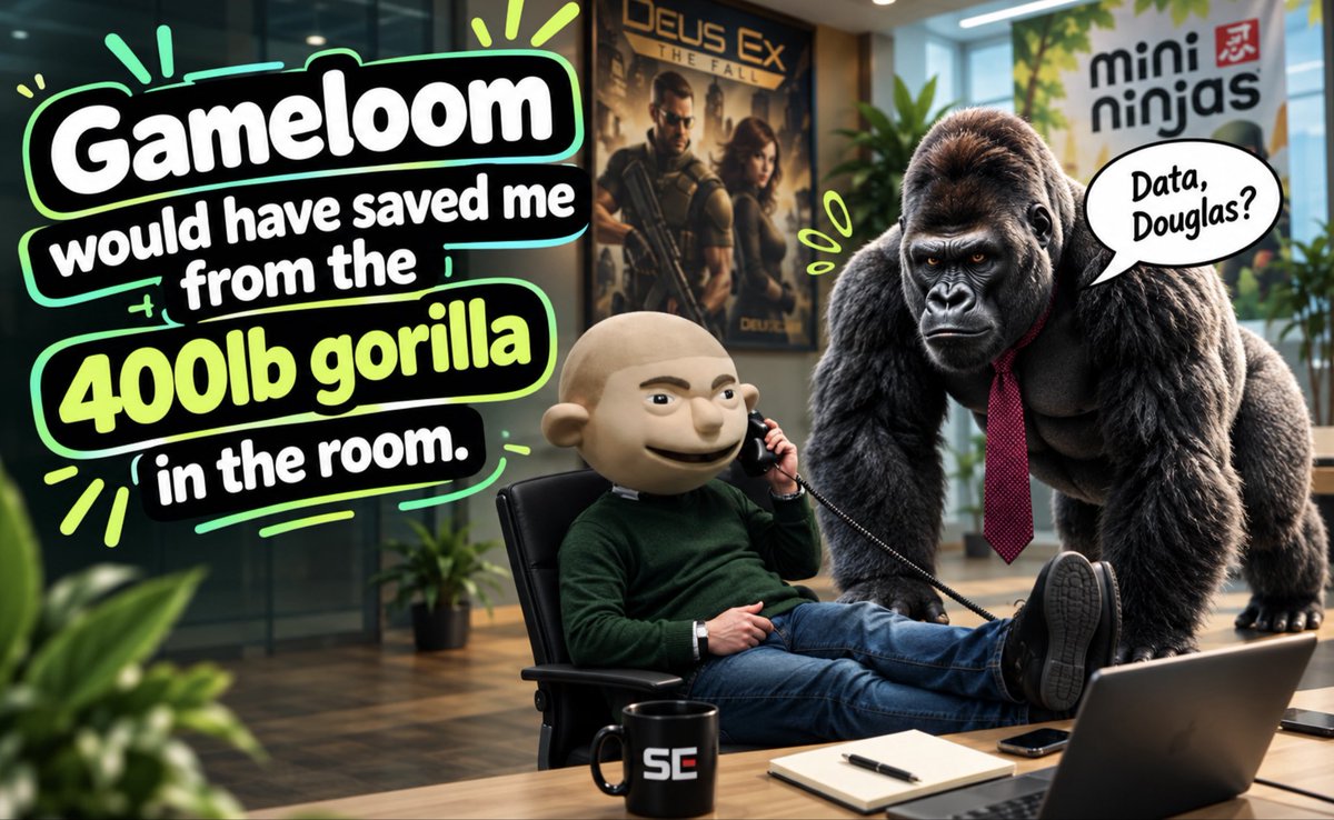 gameloomhq's tweet photo. Gameloom would have saved me from the “Silverback”

I was once tasked with building a mobile studio from scratch.  

Every greenlight was a white-knuckle ride, with our boss the “Silverback" putting the fear of God into us about wasting budget. https://t.co/V3F4667CfJ