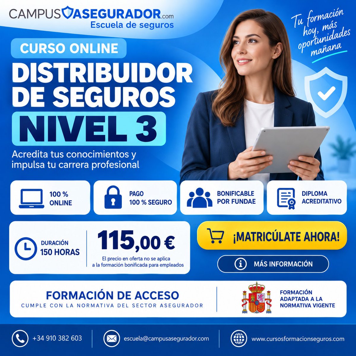 CampusAsegurado's tweet photo. Una formación sólida permite asumir nuevos retos profesionales en seguros.

Comienza tu itinerario formativo en seguros con el Nivel 3.

https://t.co/5gYUDjXHHw https://t.co/7pE02FFaMu