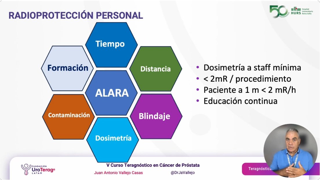 NuclearHURS's tweet photo. En esta segunda parte compartimos algunas de las ideas clave de la sesión, centradas especialmente en la radioprotección durante el tratamiento teragnóstico:   monitorización clínica y medidas de protección tanto para el paciente como el personal. https://t.co/BBy5iyJdxv