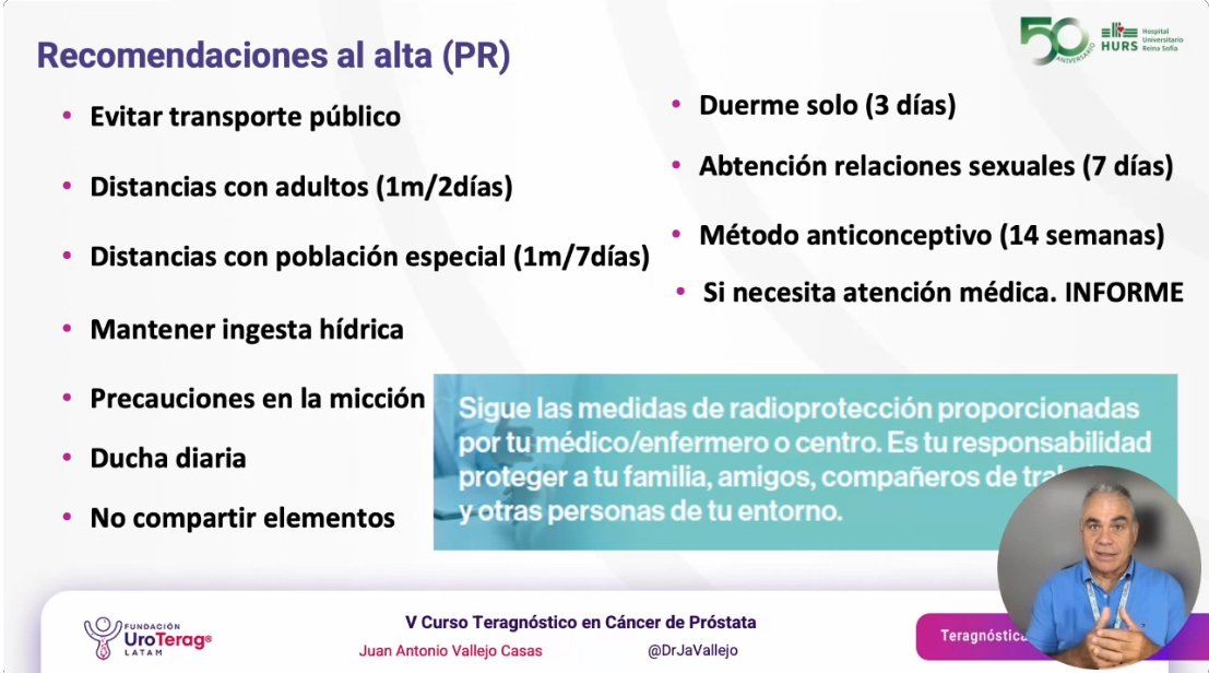 NuclearHURS's tweet photo. En esta segunda parte compartimos algunas de las ideas clave de la sesión, centradas especialmente en la radioprotección durante el tratamiento teragnóstico:   monitorización clínica y medidas de protección tanto para el paciente como el personal. https://t.co/BBy5iyJdxv