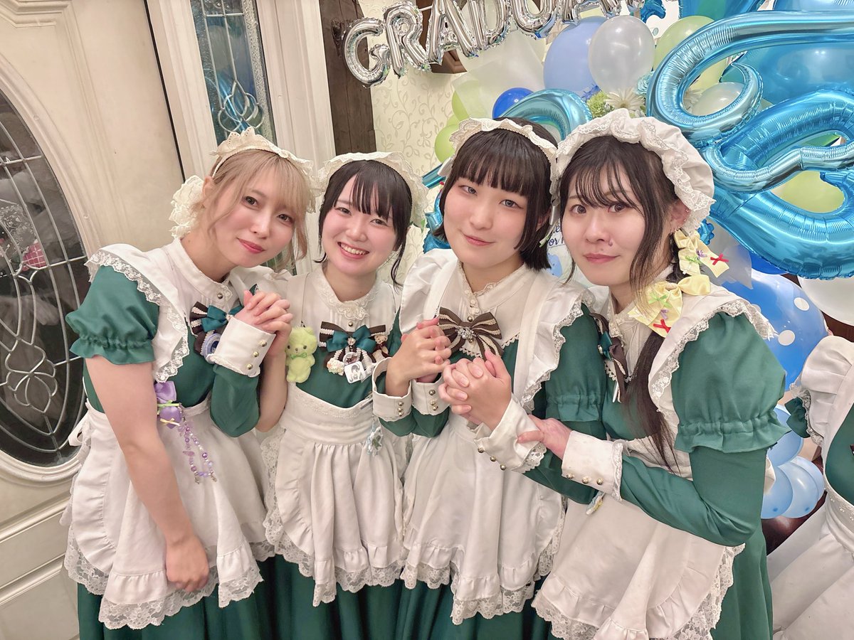 mayuki_maileaf's tweet photo. 💜💚大切な同期💛❤️

貴女たちが同期で本当に幸せでした。
 #マユキのお茶会_雪解け https://t.co/hWcgqswH4l