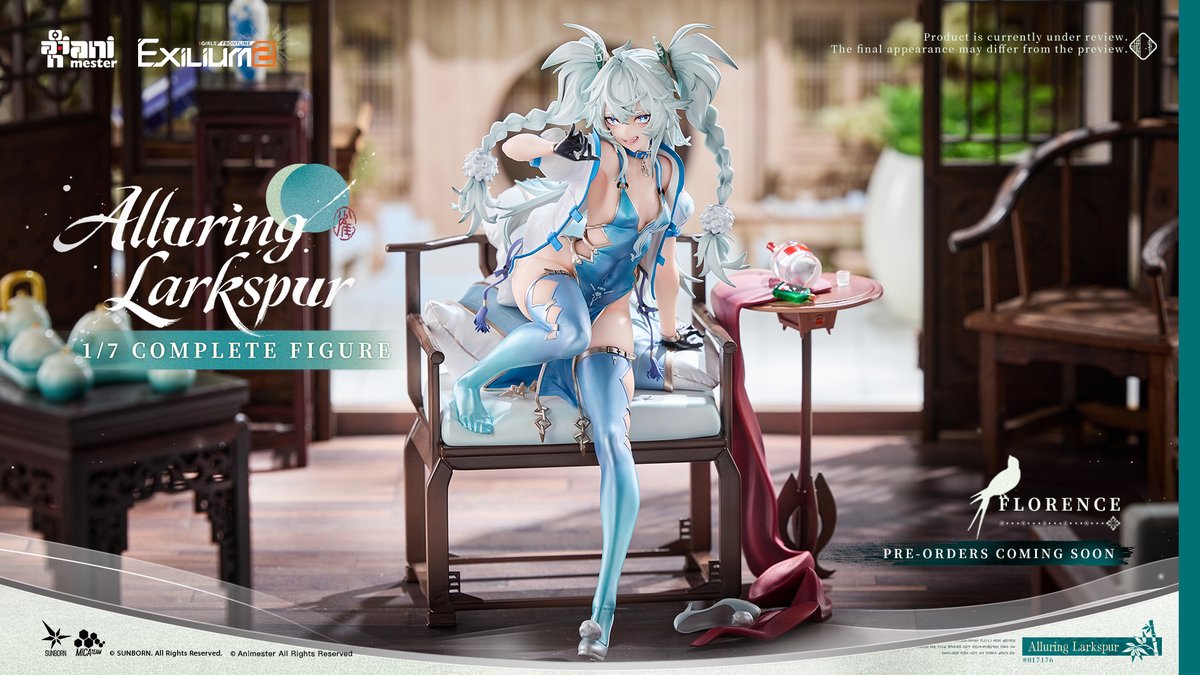 Animester3's tweet photo. ANIMESTER | Pre-orders Coming Soon!>>

▌GIRLS' FRONTLINE 2: EXILIUM 
@GFL2EXILIUM_EN

"Commander, you've been staring at me all this while~ Shall we continue our little game from back then~?"
■「Florence - Alluring Larkspur」1/7 Scale Figure

#GirlsFrontline2Exilium  #Florence https://t.co/MxYiPhdqwB