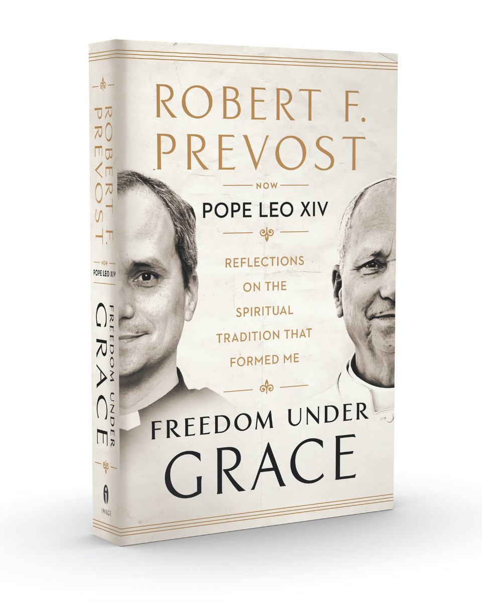 VaticanNews's tweet photo. The English version of Pope Leo XIV’s book “Freedom Under Grace” hits bookshelves today in the US, UK, Australia, and across the Commonwealth.

“Freedom Under Grace” brings together the Holy Father’s reflections on the legacy of Saint Augustine that have shaped his spirituality and vision for the world.

In addition to being the first-ever Pope from the Order of Saint Augustine, this book is of special interest to English-language readers, bringing to light the unique insights and perspective of the Church’s first American Pope whose mother tongue is English.

These never-before-published writings offer readers a window into the Holy Father’s heart and mind, which will inspire hope and action in a world that desperately needs these gifts.

The English version is published in the US by Image Books, an imprint  of the Penguin Random House Christian Publishing Group. In the UK and  Australia, the book is published by the Enlighten imprint of Penguin  Random House UK. The original  Italian was published by the Vatican Publishing House (LEV) under the  title “Liberi sotto la Grazia.”

The audiobook edition will feature opening homilies and addresses read by Emmy award-winning comedian and devout Catholic Stephen Colbert, and the main text will be narrated by award-winning narrator and Grammy nominee Scott Brick.

Learn more and order your copy at https://t.co/Gs6Y9qTclP

Photo ©Vatican Media

@LVaticana @HutchHeinemann @colbert @prhchristian @PRHAudio