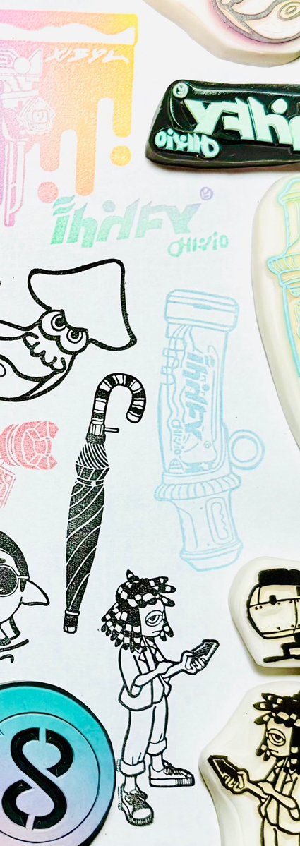 245fujico's tweet photo. たくさん彫ってきたね
splatoon fanart

#消しゴムはんこ https://t.co/SFf2C5c40E