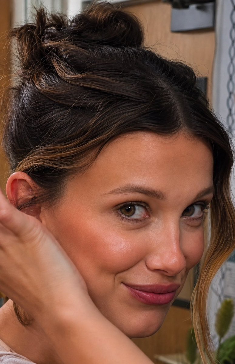 Celebfavln's tweet photo. Millie Bobby Brown 👀 https://t.co/6jjkoX58mX