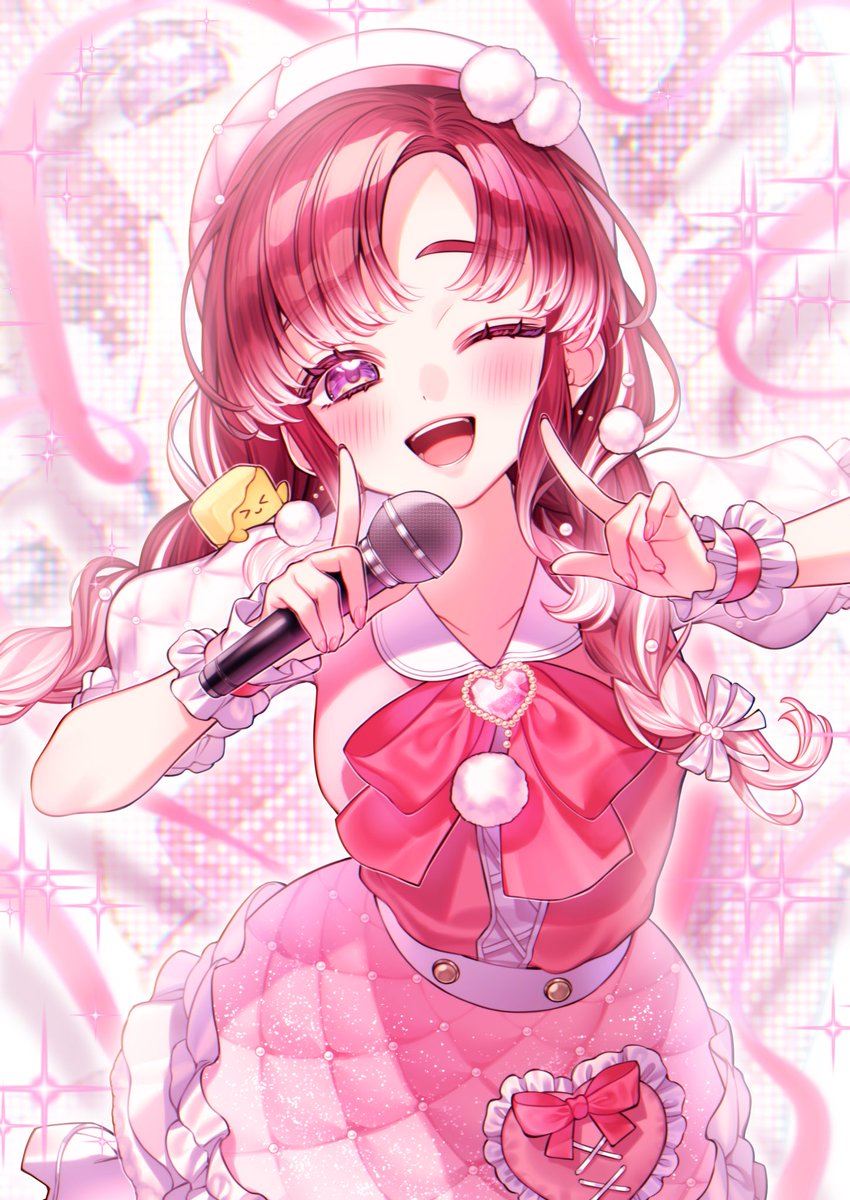 Ro_A__02's tweet photo. 元気と笑顔のトッピング！
#さおと名画 https://t.co/95Zn07tybJ