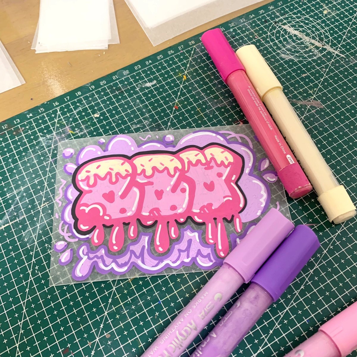 alinq812094's tweet photo. [New hobby unlocked! Spent 30 mins learning hand lettering today—slow strokes, but so rewarding. Small steps make big fun!]， https://t.co/o7mAmnxXUj