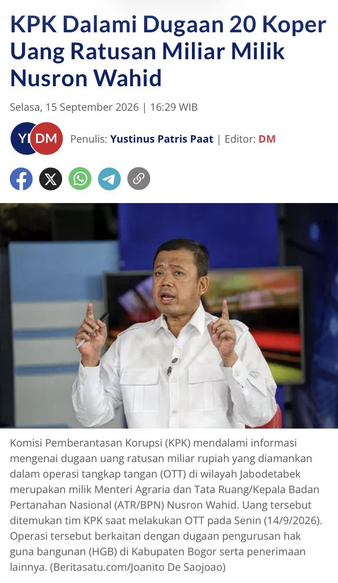 hasyimmah's tweet photo. Bagi kami pengusaha kecil yang begitu sulitnya ngumpulin duit, lalu lihat pejabat dengan gampangnya mencuri uang ratusan miliar, cuma bisa bilang: PEJABAT JIANCUK MAATANE ASSUW!

Nggak ada kata-kata yang bisa mewakili kecuali kata-kata kasar. BAJINGAN!