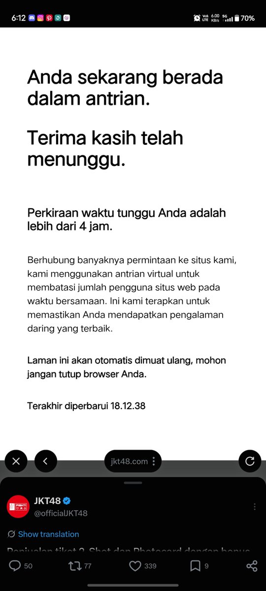 aksaraw9's tweet photo. @officialJKT48 Terus terusin aja https://t.co/014ZmTYP9C