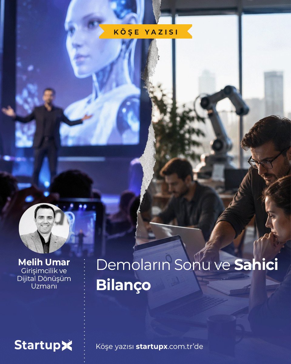 Startupxtr's tweet photo. 📢 Yeni Köşe Yazımız Yayında!

Demoların Sonu ve Sahici Bilanço

Yurtdışındaki yatırımcı masalarında ve kurucu sohbetlerinde birkaç aydır baskın tek bir konu var.

📝 Yazının tamamı: https://t.co/AiJ94dy3PB

#Startupx #köşeyazıları #Girişimcilik #yapayzeka https://t.co/2o4cdFYyOv