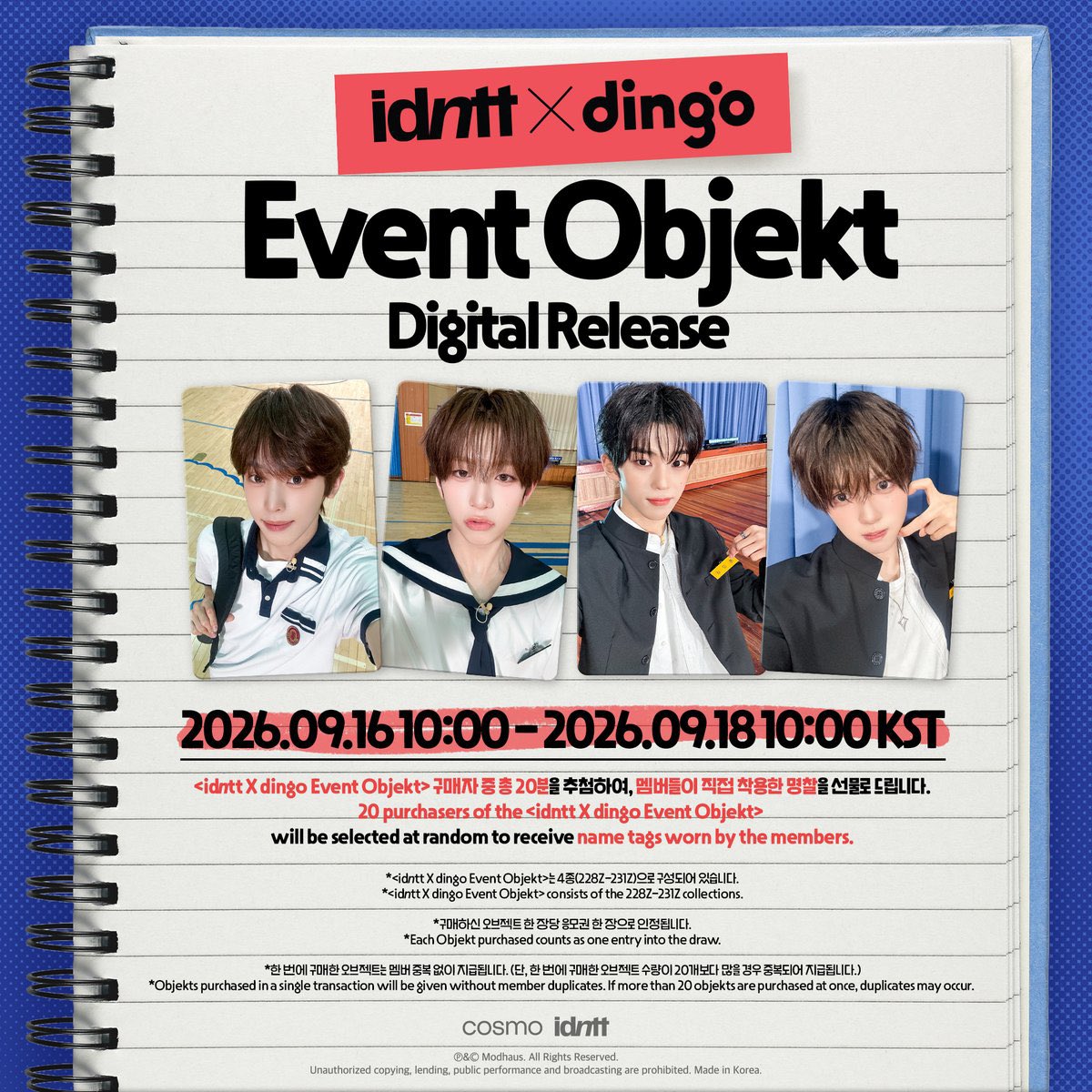 fromizzy_'s tweet photo. [G.O] WTS IDNTT DINGO OBJEKT

💵 $9/Set (4 objekts)
• will include 228Z-231Z

✅ DOHUN
✅ JAEYOUNG
✅ JUHO
✅ JIWOON
✅ HWANHEE
✅ CHEONGMYEONG
✅ KYUHYUK
✅ NURI
✅ SEONGJUN
✅ YEJOON
✅ EUNSOO
✅ EUNCHAN https://t.co/oFJk3hVwH6