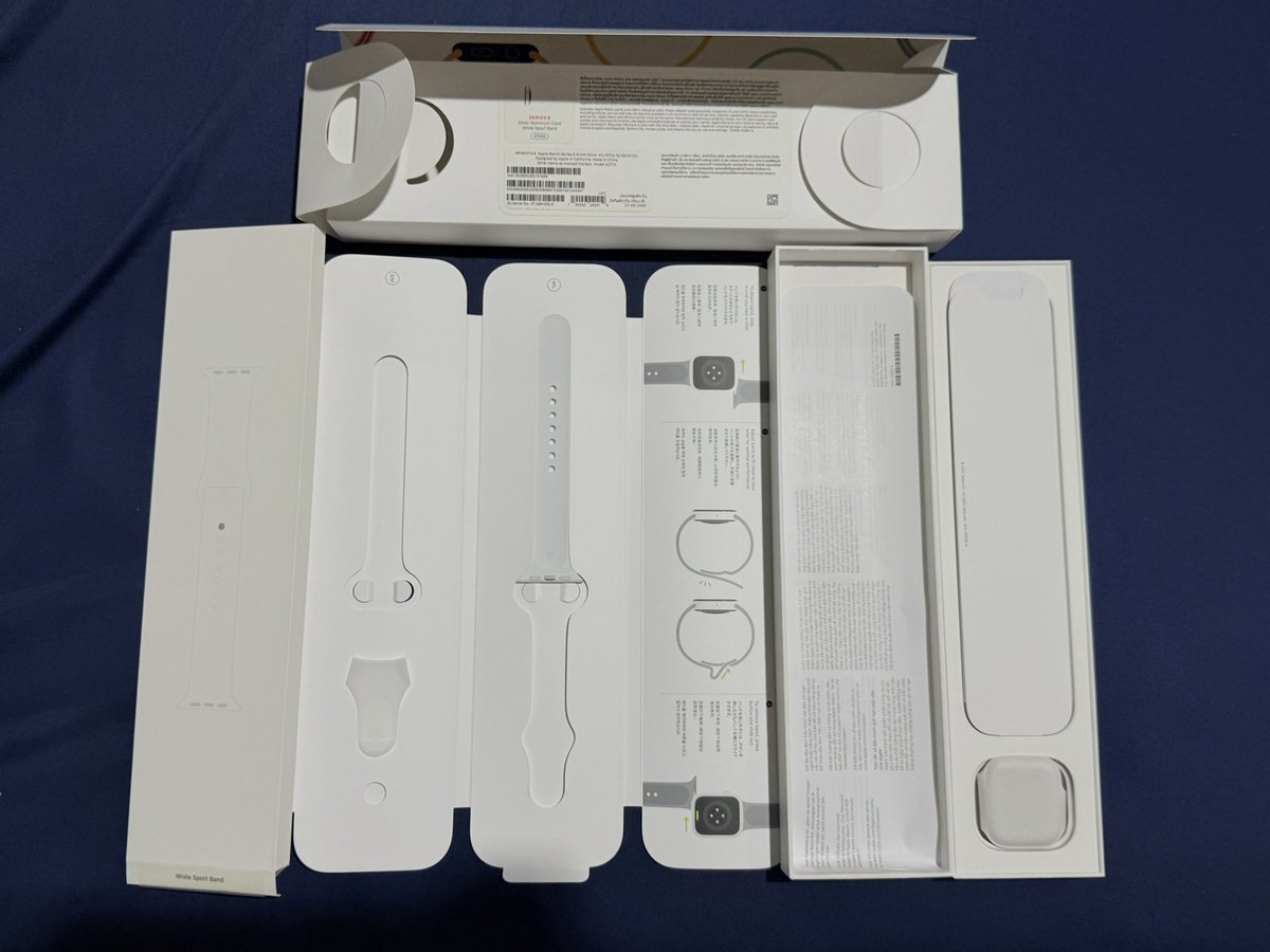 aamazing_pp's tweet photo. ส่งต่อ Apple Watch Series8 • GPS+Cellular

• 41mm สี Silver
• สาย 2 Size M/L (สาย L ยังไม่เคยใช้)
• มีสายชาร์จ อุปกรณ์เดิมแท้
• สุขภาพแบต 93% 
• สภาพ 90%
📌ราคา 4,200 บาท พร้อมโอนลดได้ค่ะ
ส่งฟรีค่ะ

#ส่งต่อapplewatch #AppleWatchมือสอง #AppleWatchมือ2 #นาฬิกามือสอง https://t.co/Ao1XlTDFLS
