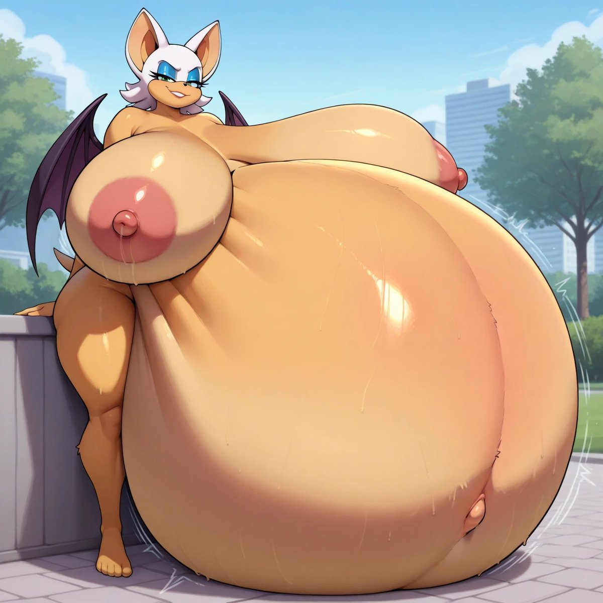 Kaidasaurus's tweet photo. Hyper bellies it is lol

#AIart #yiff #pregnant #furry #nsfw https://t.co/DN9qPFCPOa