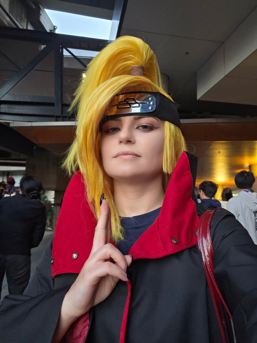 AkasunaSora's tweet photo. When you have nobody to cosplay your favourite ship with so you just do it yourself 🦂💥
#sasodei #deisaso #サソデイ #デイサソ https://t.co/HQLCZR57cc