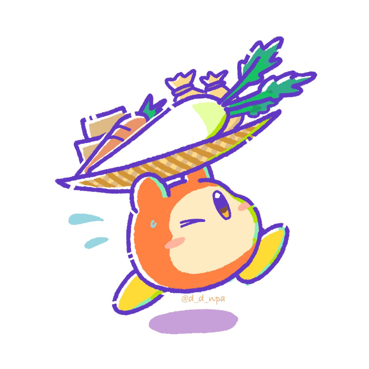 d_d_npa's tweet photo. おでんを作りたいワドちゃん🍢

#カービィ #カービィイラスト #ワドルディ #Kirby #WaddleDee #Kirbyfanart https://t.co/wN0Z11gePd