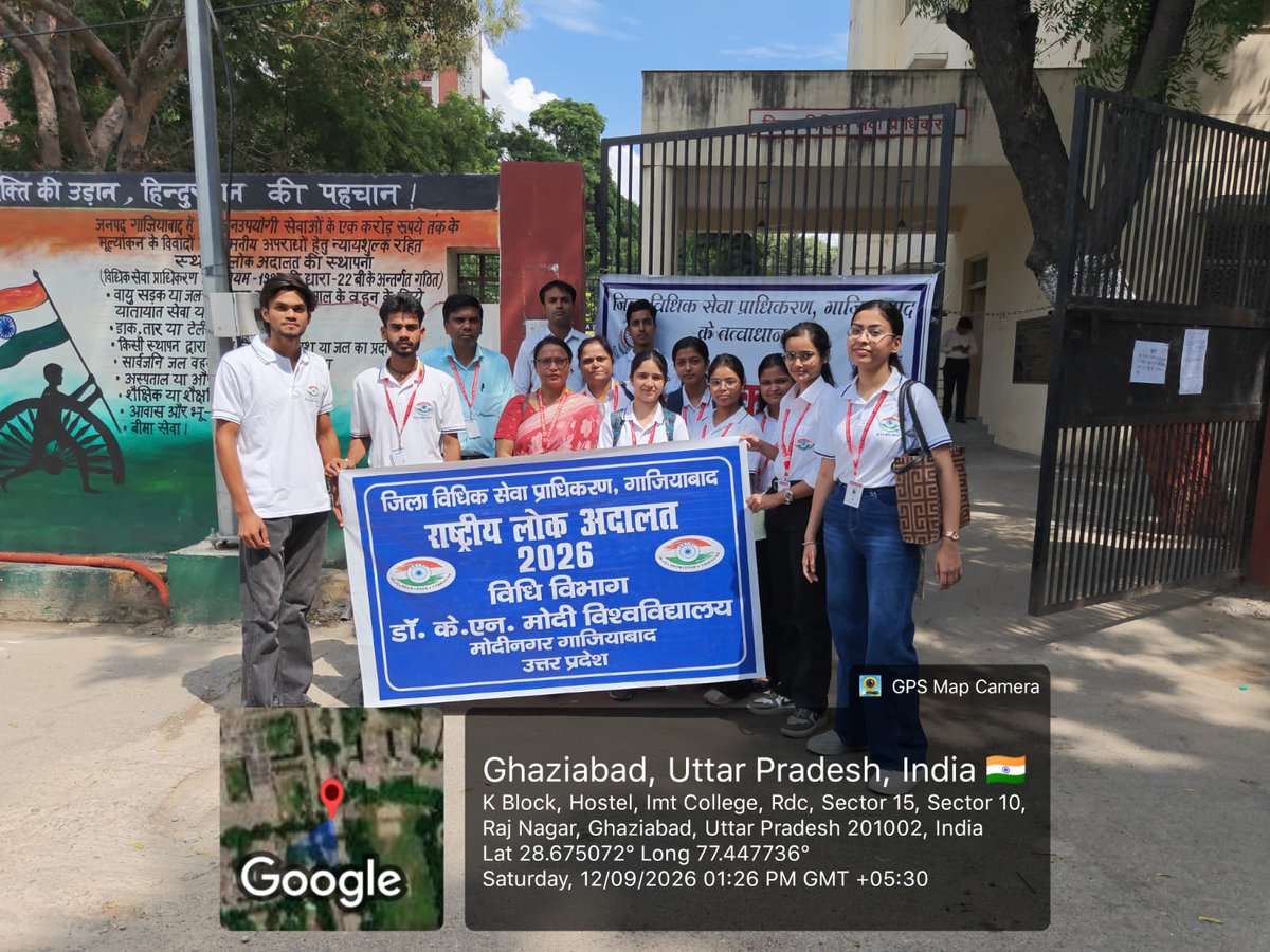 dknmuncr's tweet photo. ⚖️ Learning Beyond the Classroom!

LLB &amp; B.A. LL.B. students of Dr. K.N. Modi University visited the Permanent Lok Adalat, Ghaziabad, gaining valuable insights into judicial proceedings, dispute resolution &amp; access to justice.

#DrKNModiUniversity #LegalEducation #LLB #BALLB #Law https://t.co/cjBTu0NO23