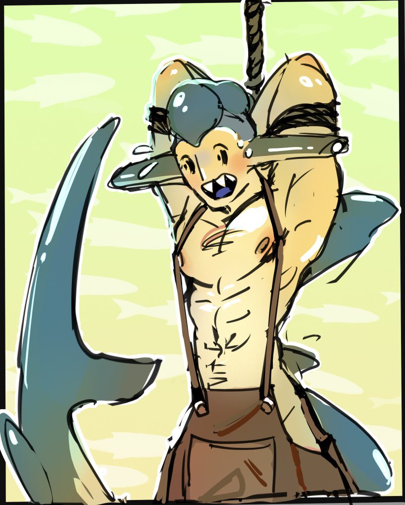aonecc's tweet photo. Loose doodling of a hammerhead shark inspired good boy. 🦈👀✨

#oc #artmoots #art #illustration‌‌ #shark https://t.co/BMRynPUfbf