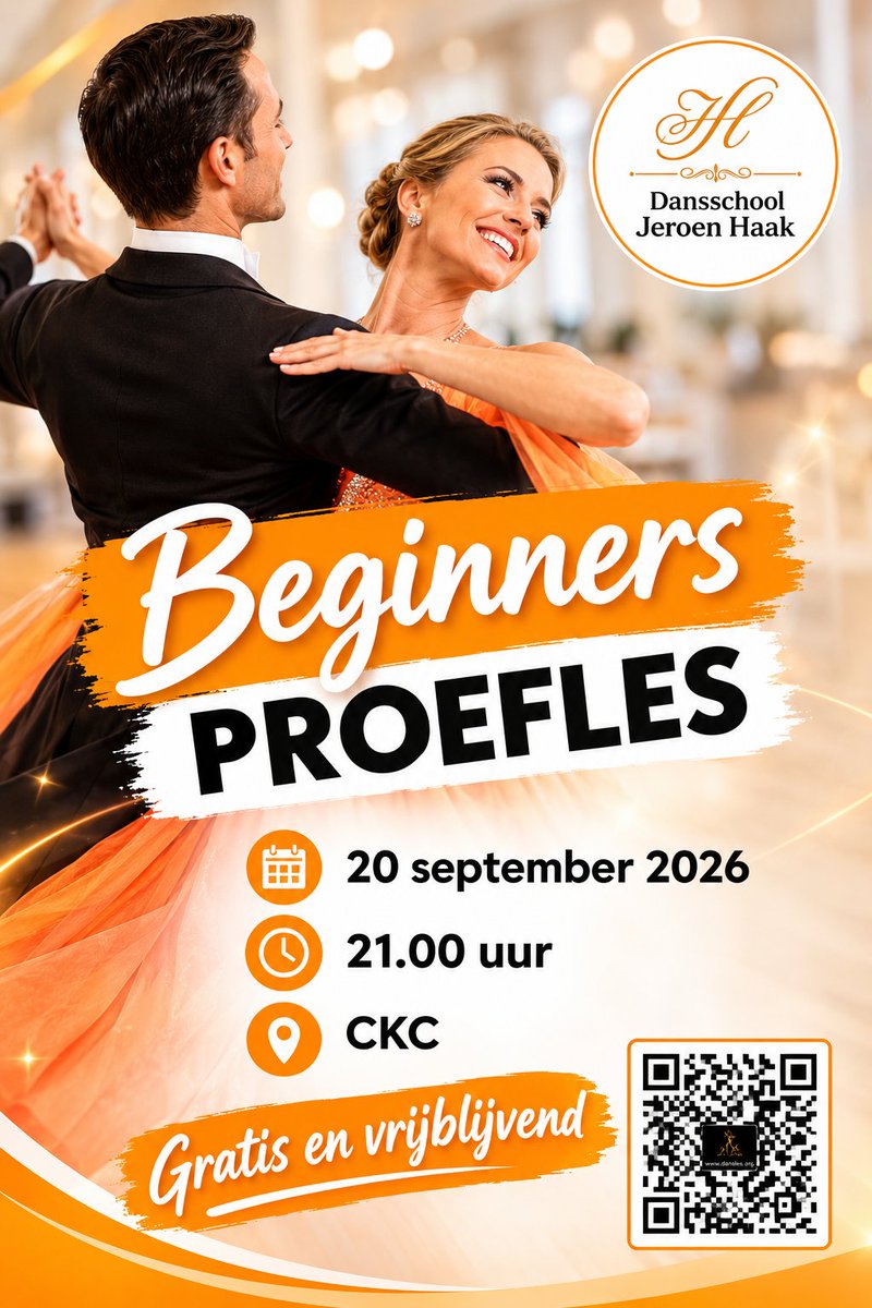 dansersjh's tweet photo. 💃 Beginners PROEFLES – zondag 20 september! 🕺

Altijd al willen leren stijldansen? Kom dan naar onze gratis en vrijblijvende beginners proefles!
 
Zondag 20 september 2026
🕘 Aanvang 21.00 uur
📍 CKC Zoetermeer
👉 Aanmelden https://t.co/K60JQQy6SI
#dansles #proefles #beginners https://t.co/2wSYiZTCYi