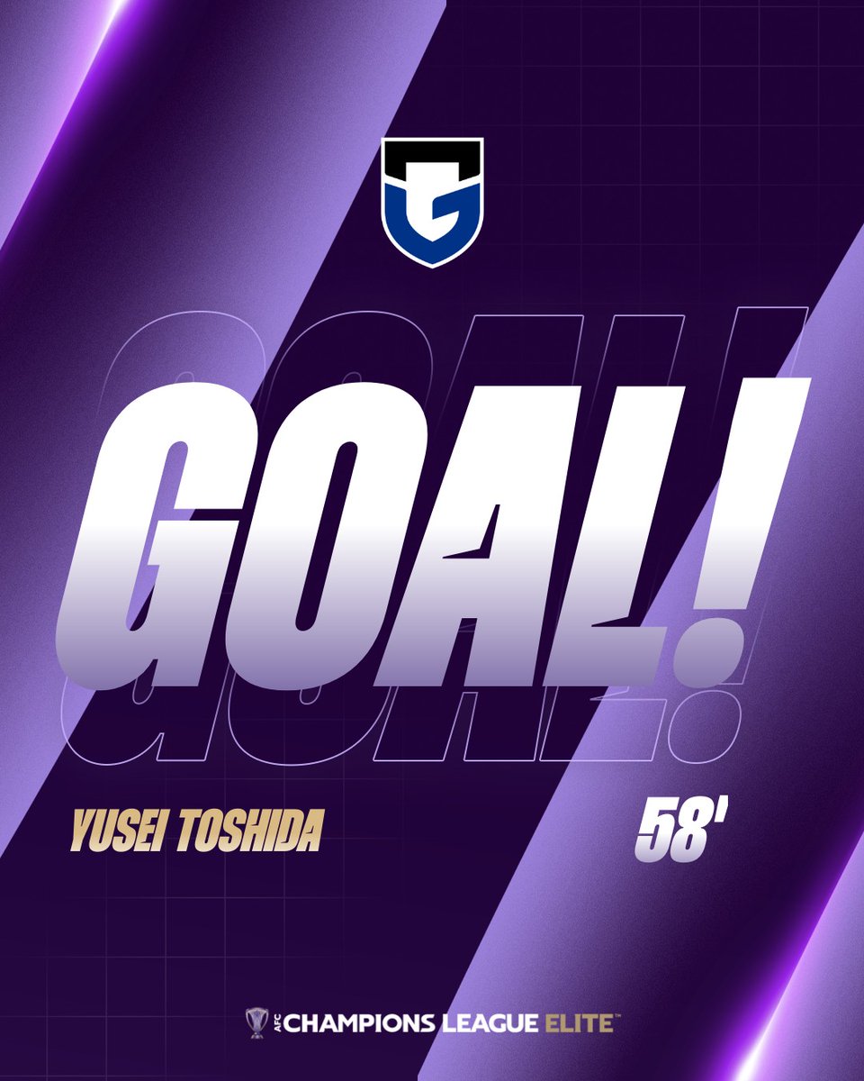 TheAFCCL's tweet photo. ⚽ 𝗚𝗢𝗔𝗟 | 🇯🇵 Gamba Osaka 2️⃣-0️⃣ Cong An Ha Noi FC 🇻🇳

Yusei Toshida finds the space inside the box and powers his header past the keeper to double the lead!

Watch 𝙇𝙄𝙑𝙀: https://t.co/sMjqIhGjJJ

#ACLElite | #GAMvCAN https://t.co/Kp1eO5Ptb9