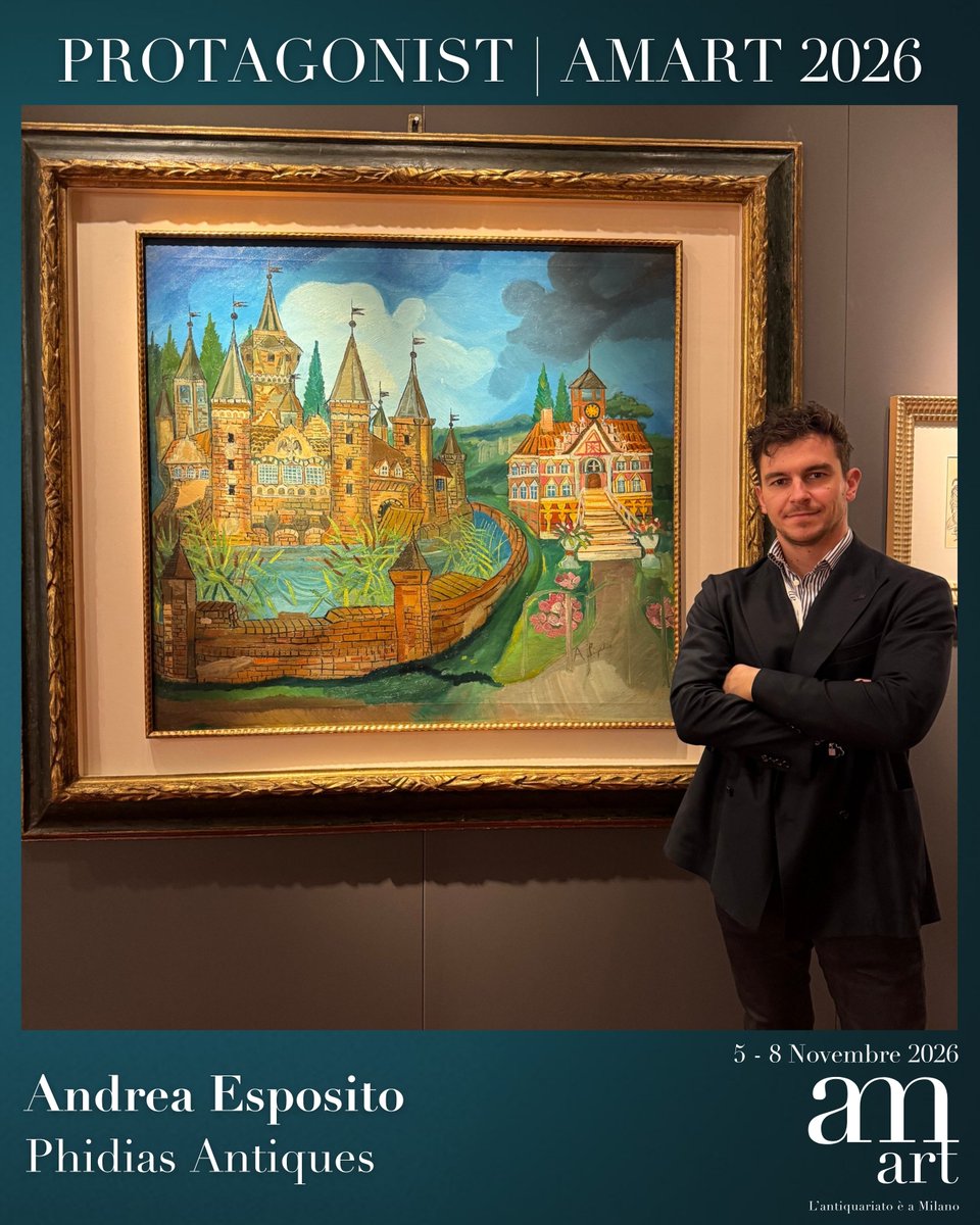 ArtemidePr's tweet photo. Protagonist | #AMART 2026 presenta Phidias Antiques, che dal 1976 porta avanti una ricerca fondata sulla qualità e sulla capacità di far dialogare epoche, linguaggi e provenienze differenti.

Ad AMART verrà presentata una selezione di opere che riflette questa identità. https://t.co/OLyvo19pRy